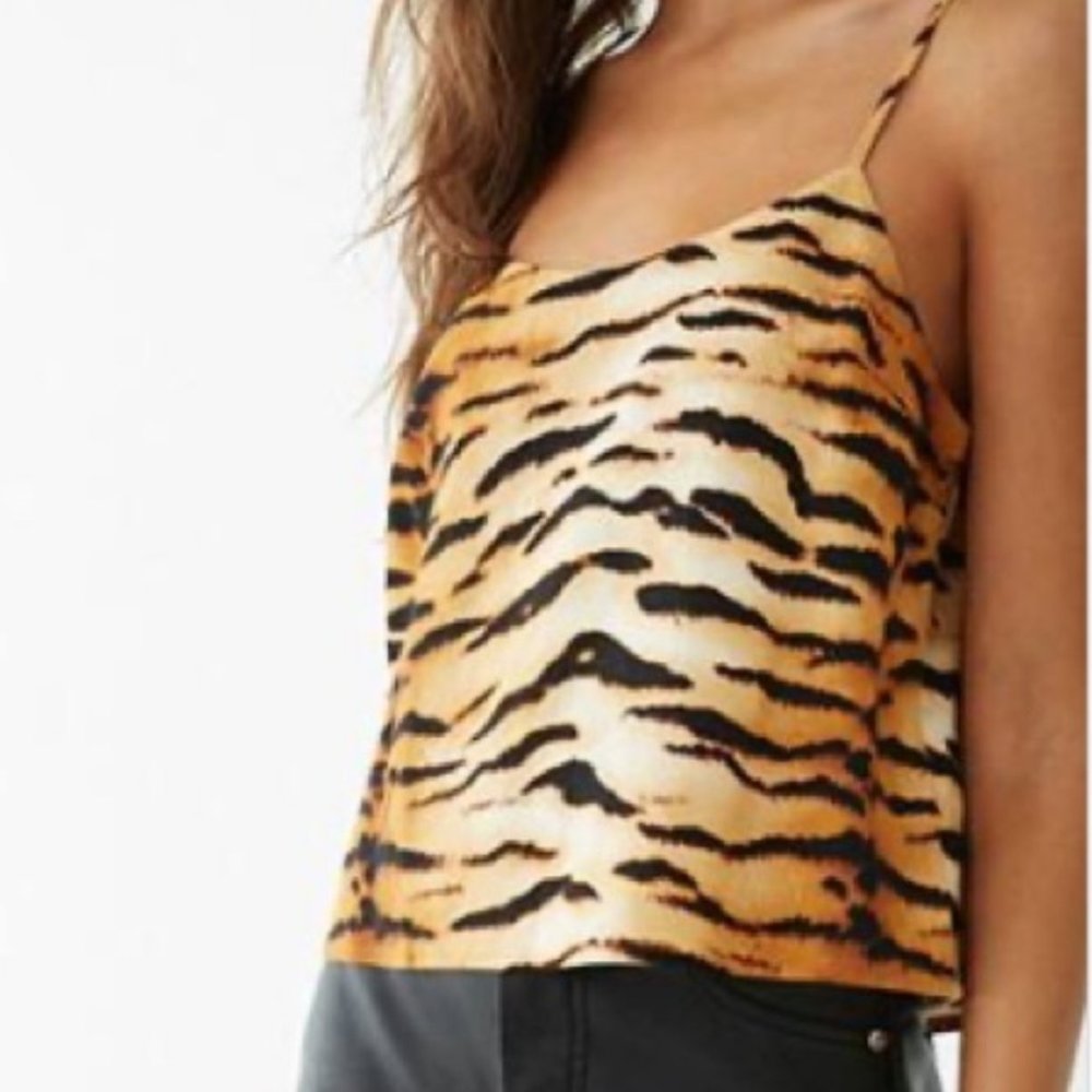 NWT Forever 21 Tiger Print Cami